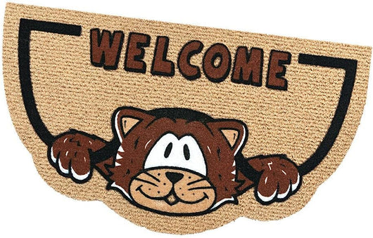 Zerbino Ingresso Antiscivolo Asciugapassi Interno Esterno Assorbente Semiluna 40X70 cm Dis.C