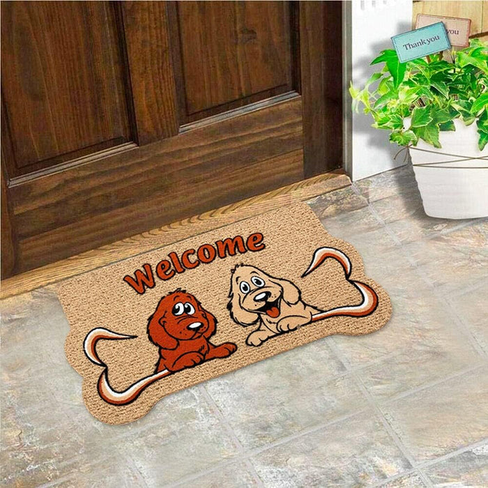 Zerbino Ingresso Antiscivolo Asciugapassi Entrata Assorbente Rettangolare 40X70 cm Dis.B