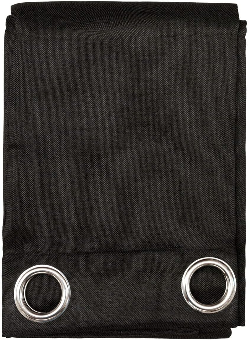 Tenda Porta Finestra 140x280 cm Tessuto Semitrasparente Coprente Occhielli Acciaio