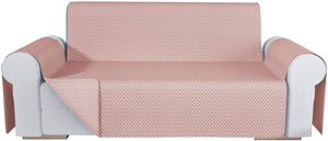 Copridivano Double Face Moderno Lavabile Fodera ProteggiDivano 4 Posti Rosa