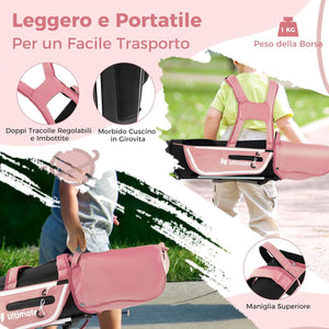 Set di Mazze da Golf per Bambini 5-7 Anni, Set Allenamento Golf con Sacca, Fodera Impermeabile, Legno di Fairway 3, Ferro 7, Ferro S e Putter per Bambini e Bambine, Destrorso