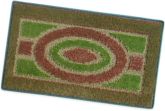 Zerbino Ingresso 50x80 cm Asciugapassi Assorbente Antiscivolo Morbido Made In Italy Verde