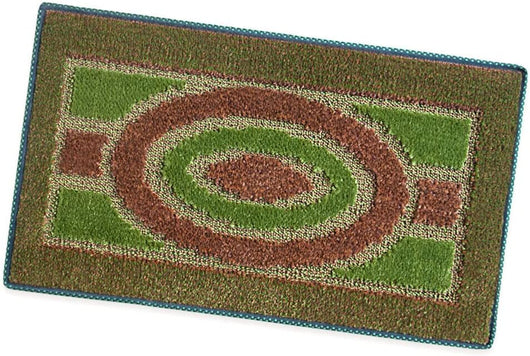 Zerbino Ingresso 80x120 cm Asciugapassi Assorbente Antiscivolo Morbido Made In Italy Verde