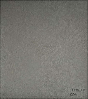 Tessuto FintaPelle Nautica Tappezzeria Alta Qualità "PRUATEK" - Colore GRIGIO 2247 - Morbida e Resistente - Vendita al Metro - H.140