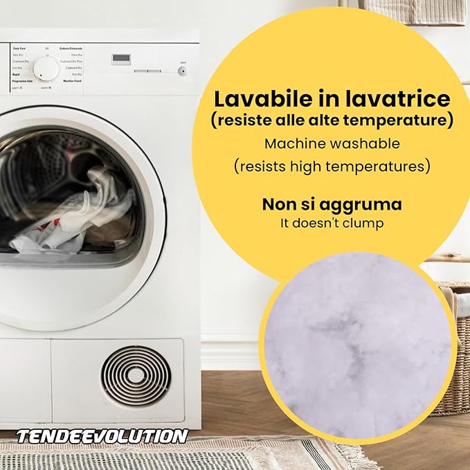 Ovatta Sintetica Imbottitura al kg | Per Cuscini, Peluche, Bomboniere | Ipoallergenica, Morbida & Resistente