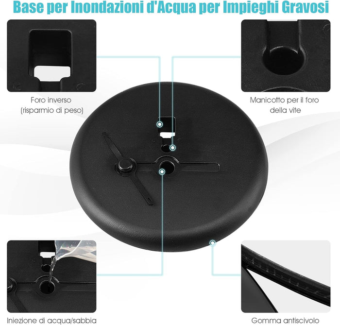 Supporto Poster Menù Stand per Pubblicità da Terra in Metallo, Girevole e Regolabile in Altezza, A4 / A3 (A3 Nero)