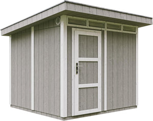 Casetta da Giardino di QUALIT? PREMIUM 5,9m?²-L279xW293cm - TIMBELA M903-TUNDRA GREY