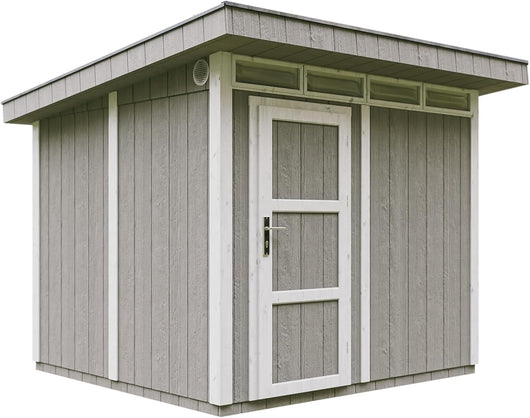 Casetta da Giardino di QUALIT? PREMIUM 5,9m?²-L279xW293cm - TIMBELA M903-TUNDRA GREY