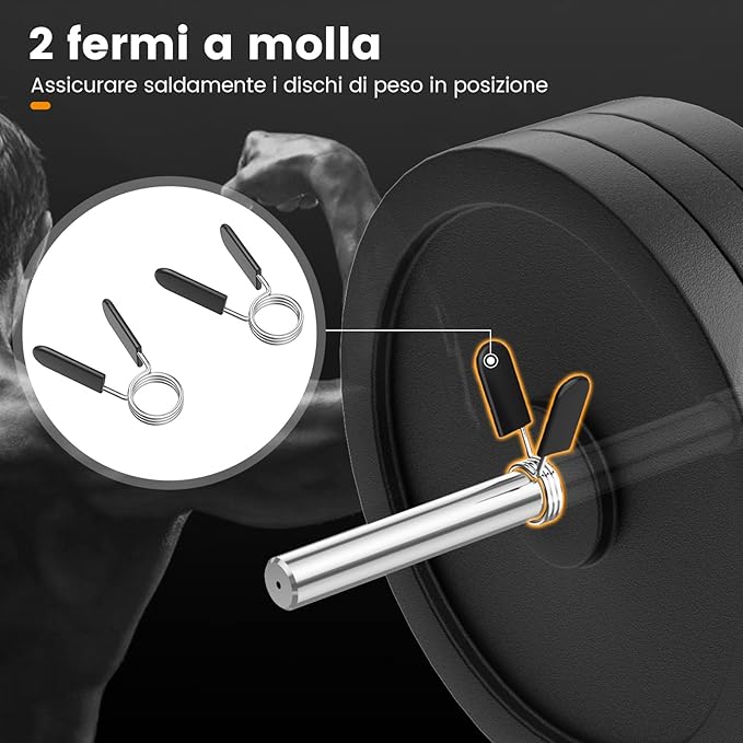 Barra della Trappola Olimpica, Olympic Hex Trap Bar in Acciaio con Maniglie Piegehvole, Barra Sollevamento Pesi, Capacità di Carico 226 kg(Argento)