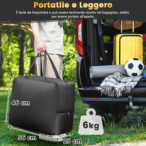 Schermo Proiettore Gonfiabile 16:9, Schermo Gonfiabile per Esterni con Soffiatore, Schermi di Proiezione con Borsa per Trasporto e Picchetti, 317x179 CM (Modello 2)