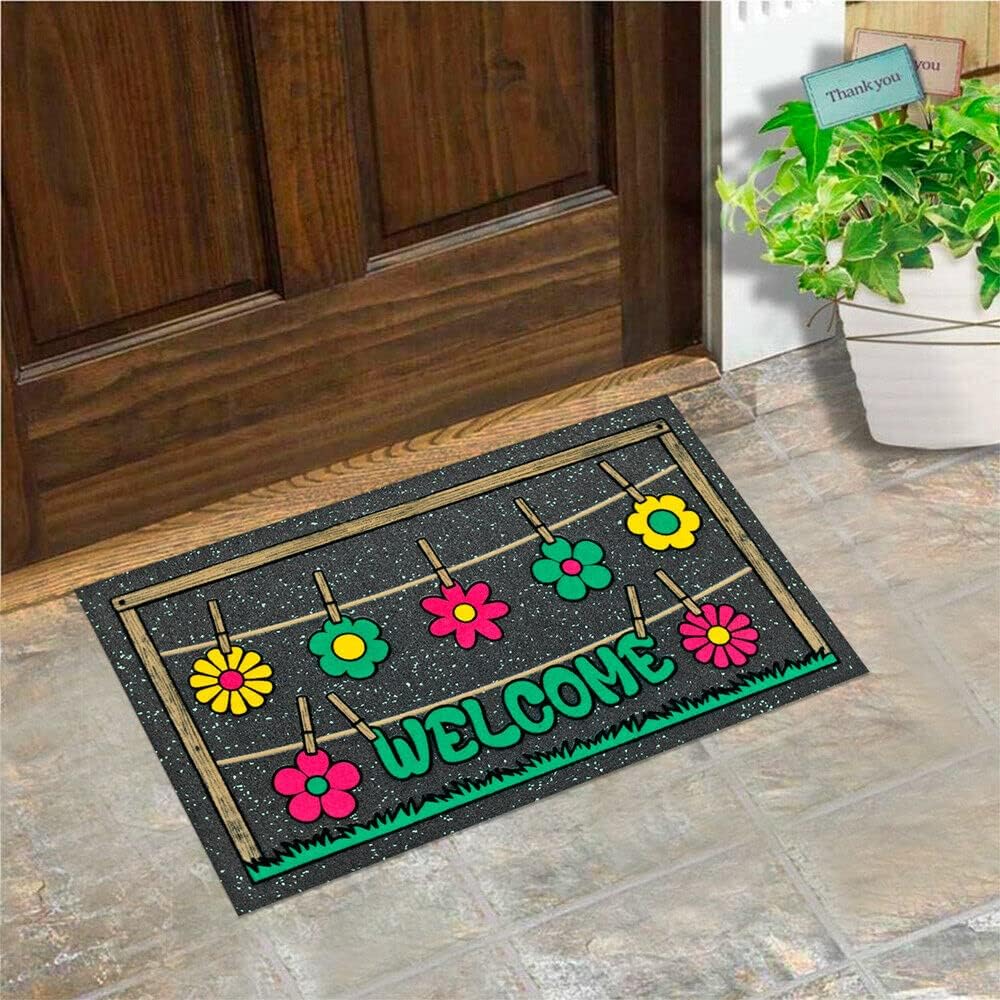 Zerbino Ingresso Gomma Moderno Interno Esterno Asciugapassi Antiscivolo Made In Italy Dis.B