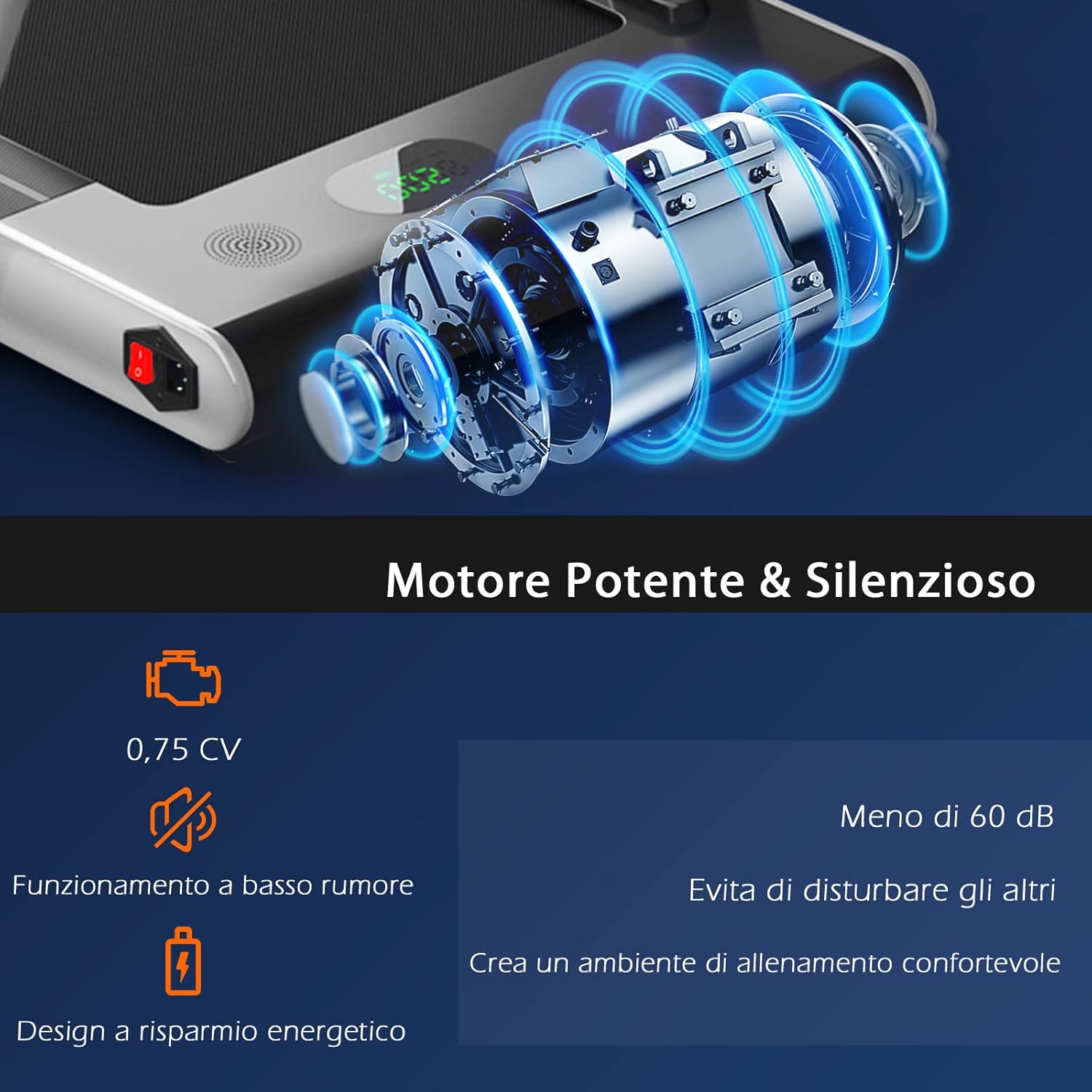 Tapis Roulant 2 in 1, Tapis Roulant Elettrico Pieghevole Salvaspazio da 0,75HP con APP e Telecomando, Supporto per Cellulare, Display a LED e Altoparlante (Argento)