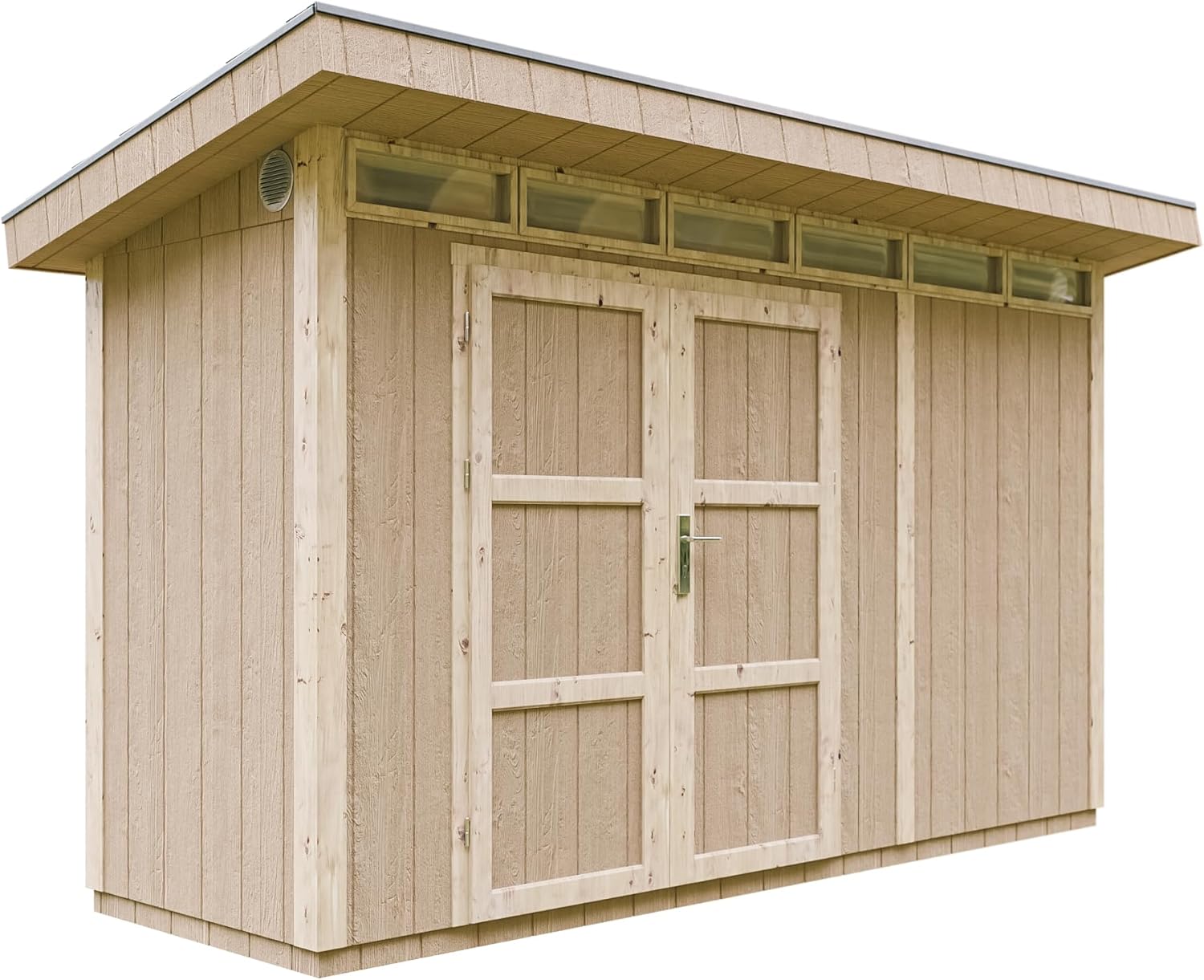 Casetta da Giardino di QUALIT? PREMIUM 4,3m?²-L161xW411cm - TIMBELA M902A