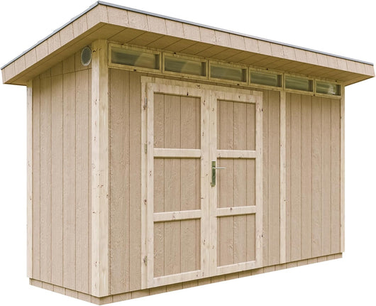 Casetta da Giardino di QUALIT? PREMIUM 4,3m?²-L161xW411cm - TIMBELA M902A