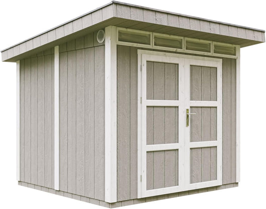 Casetta da Giardino di QUALITÃ€ PREMIUM 5,9mq-L279xW293cm - TIMBELA M903A-TUNDRA GREY