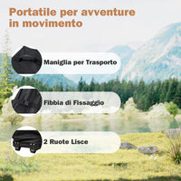 Gazebo Pop-up Pieghevole 3 x 4,5 m, Gazebo da Giardino Impermeabile Altezza Regolabile con Fori di Drenaggio, Tenda da Giardino Antivento con Borsa di Trasporto a Ruote (Bianco)