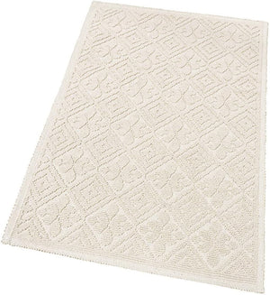 Tappeto Camera Scendiletto Bagno 60x135 cm Puro Cotone Lavabile Elegante Assorbente