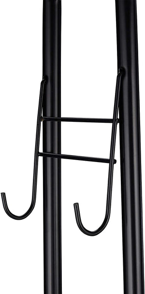 Armadio guardaroba su ruote con ripiani neri 13_0001956