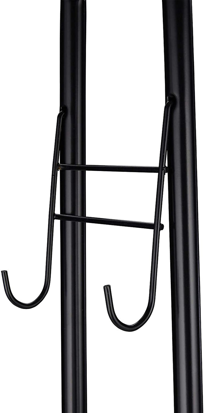 Armadio guardaroba su ruote con ripiani neri 13_0001956