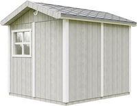 Casetta da giardino di qualit? premium 5,9 m² - H252x250x294 cm - Timbela M913A-TUNDRA GREY