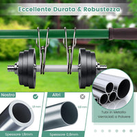 Rastrello Livellatore per Prato, Attrezzo per la Livellatura del Prato con Manico Ergonomico, Livellatrice per Giardino, Cortile, Campo da Golf, Fattoria e Pascolo (106 x 25 cm)