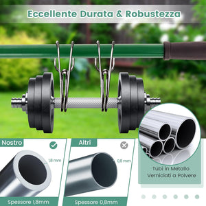 Rastrello Livellatore per Prato, Attrezzo per la Livellatura del Prato con Manico Ergonomico, Livellatrice per Giardino, Cortile, Campo da Golf, Fattoria e Pascolo (106 x 25 cm)