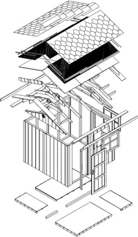 Casetta da giardino di qualit? premium 5,9 m² - H252x250x294 cm - Timbela M913
