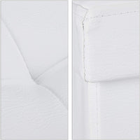 Panca con contenitore con coperchio in ecopelle 75 cm bianco 13_0000372