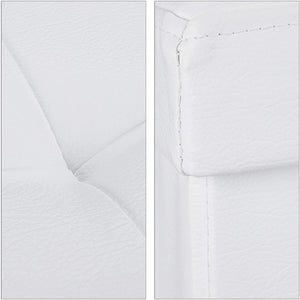 Panca con contenitore con coperchio in ecopelle 75 cm bianco 13_0000372