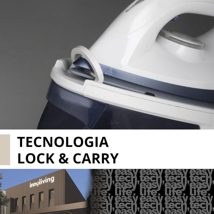 Innoliving Ferro Da Stiro INN-681 con Generatore di Vapore Continuo