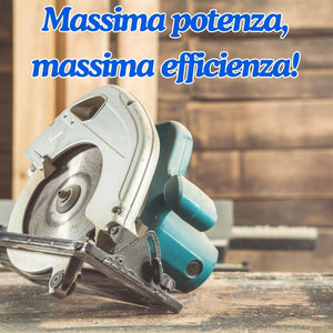 Sega Circolare per Legno, Seghetto Elettrico Multiuso per Legno, Marmo e piastrelle, Potenza 1250W, Lama da 105 mm 4 pollici.