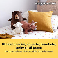 Ovatta Sintetica Imbottitura al kg | Per Cuscini, Peluche, Bomboniere | Ipoallergenica, Morbida & Resistente
