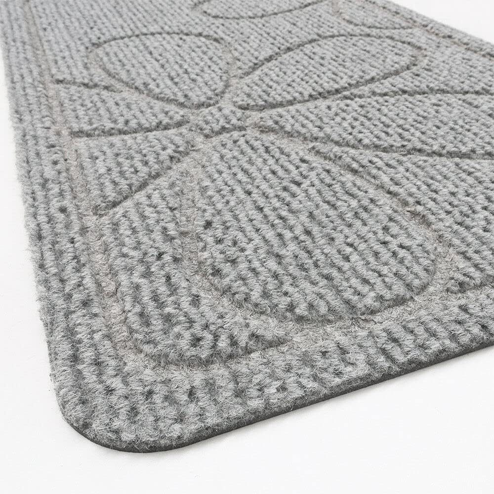 Zerbino Ingresso Assorbente Antiscivolo Asciugapassi Interno Esterno Grigio Made In Italy