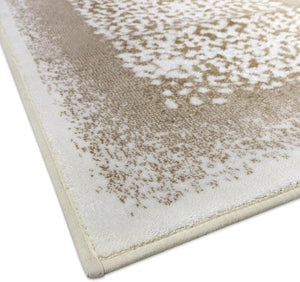 Tappeto Bagno Vintage Camera Scendiletto 60x100 Cm Morbido Cotone Assorbente Antiscivolo Beige