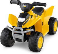 Quad Elettrico per Bambini 18-36 Mesi, Macchina Cavalcabile per Bambini con Batteria Ricarilabile 6V, Veicolo Elettrico con Faro a LED e 4 Ruote per Interno ed Esterno, Portata 25 kg