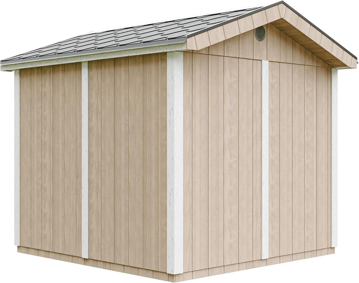 Casetta da giardino di qualit? premium 5,9 m² - H252x250x294 cm - Timbela M913-TERRA BROWN