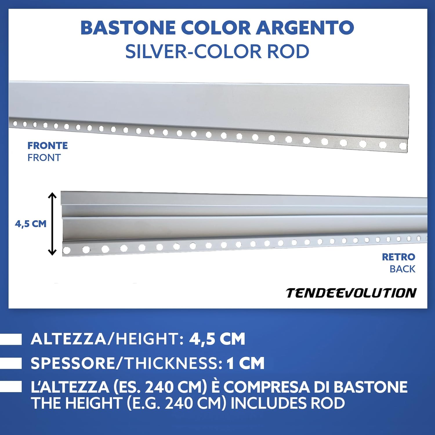 Tenda Catena Antimosche Alluminio Oro | Largh. 1m x Alt. 2,40m | Protezione Insetti, Porta, Esterno, Interno, Casa, Ufficio