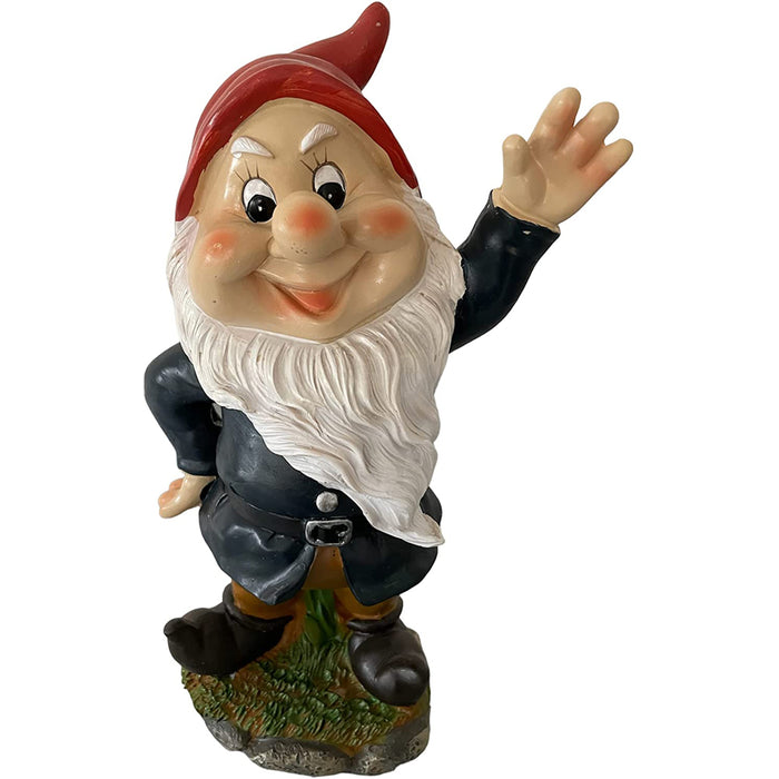 SET DA GIARDINO ESTERNO 8pz POLIRESINA BIANCANEVE H. 44cm CON 7 NANI H. 28cm 6130640