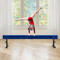 Trave Ginnastica Artistica per Casa Regolabile 226 cm, Trave di Equilibrio con Ruote e 3 Altezze Regolabili e Gambe Robuste per Principianti e Professionisti