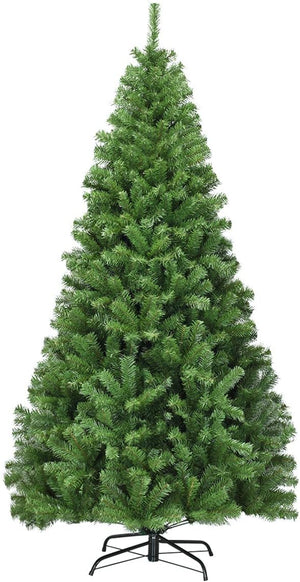 Albero di Natale 180/225 cm, Albero di Natale Artificiale con 1000/1346 Rami Densi e Base in Metallo con Cuscinetto Antiscivolo, Albero di Natale Folto per Casa, Ufficio e Negozio (180 cm)
