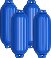 4 x Parabordi per Barca, Parabordi per Imbarcazioni, Gommonni, Boat Fender(Blu)