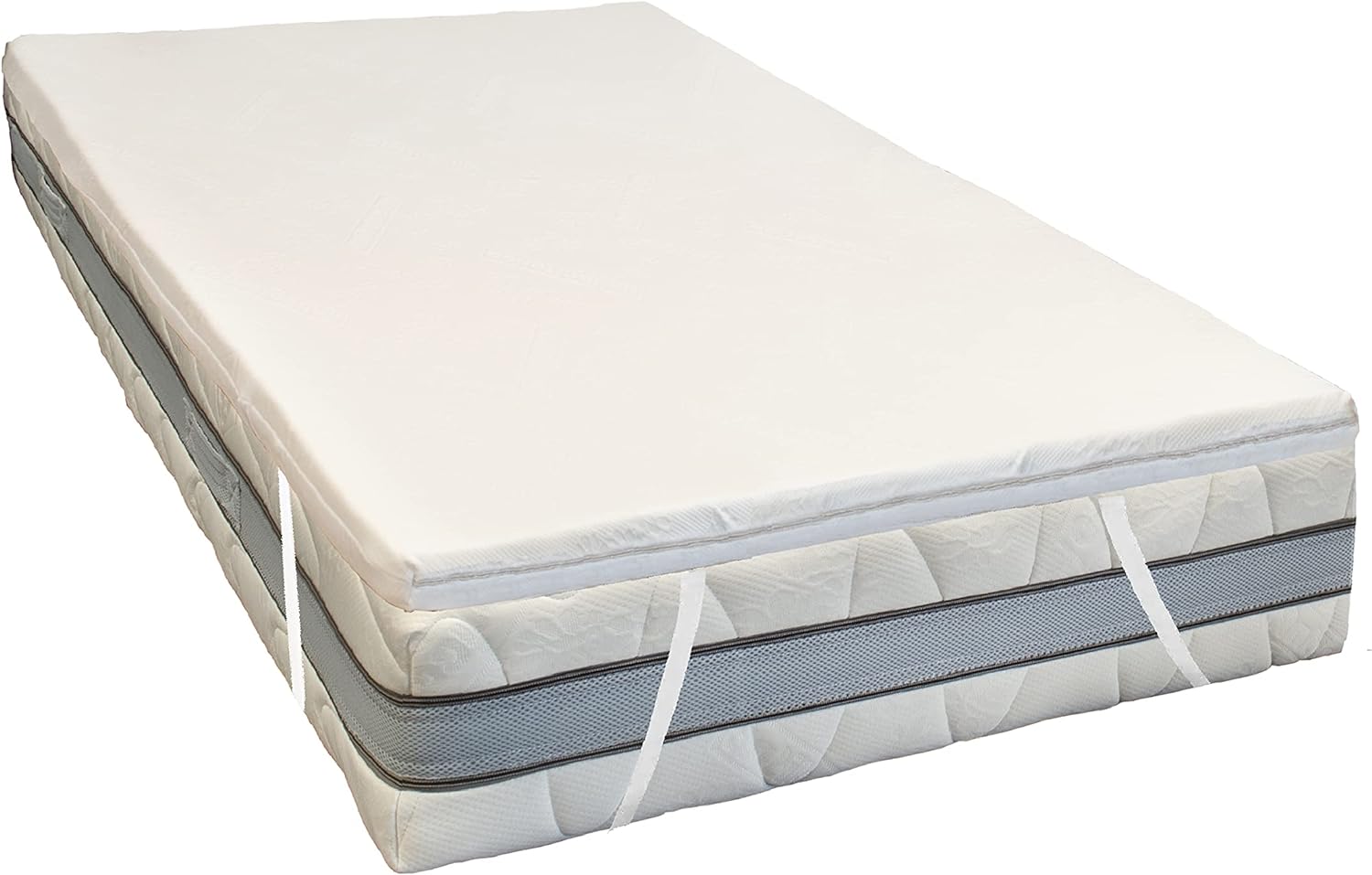 Topper Correttore Materasso singolo Memory 90xx185 H7 Ortopedico Rigidità  media Sottovuoto Oeko-Tex