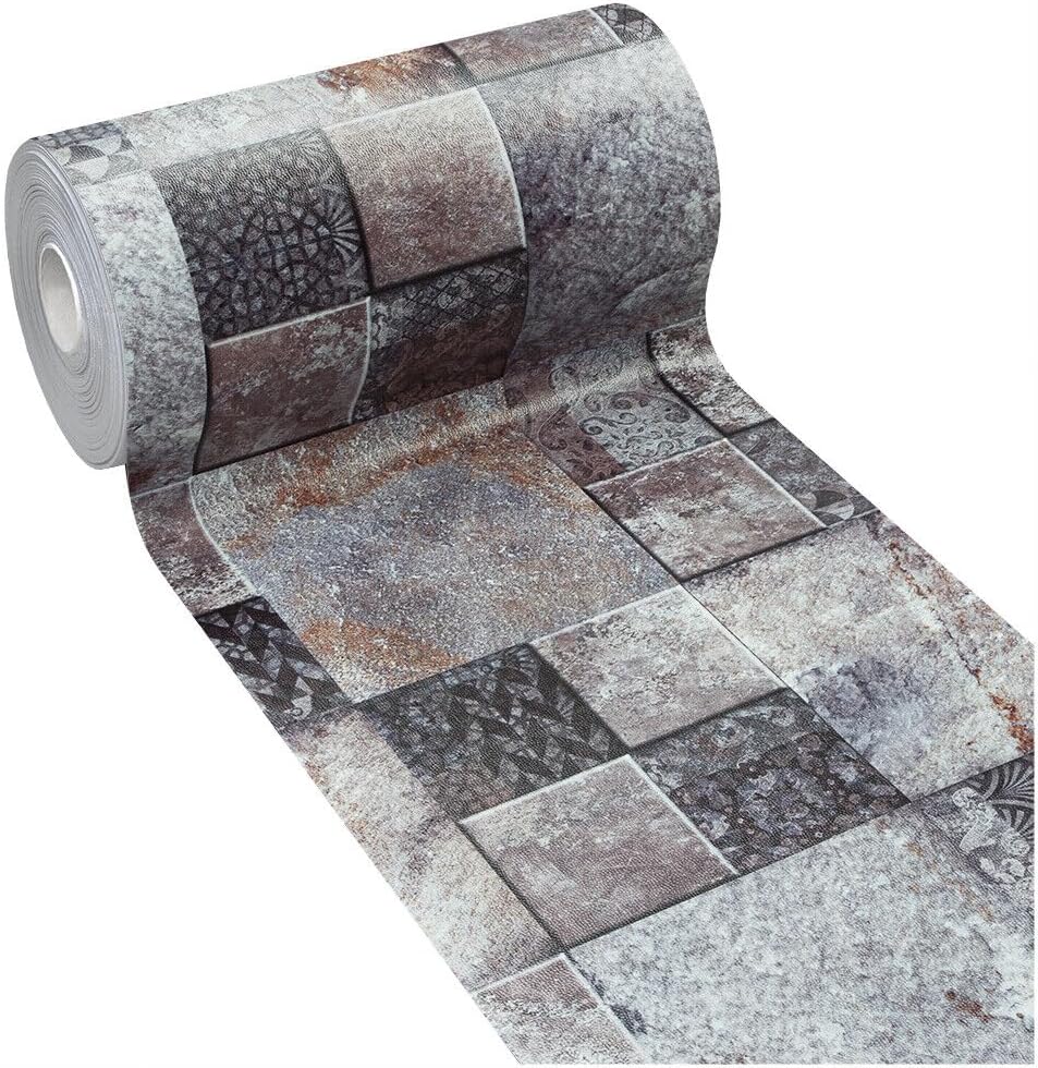 Tappeto Cucina Gomma Pvc 51x40 cm Antimacchia Passatoia Antiscivolo Antisfilo Lavabile Dis_C