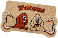 Zerbino Ingresso Antiscivolo Asciugapassi Entrata Assorbente Rettangolare 40X70 cm Dis.B