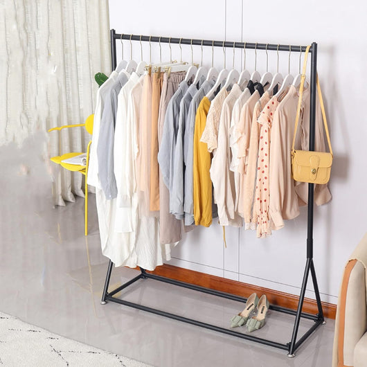 Appendiabiti Appendiabiti Appendiabiti Appendiabiti per carichi Pesanti Appendiabiti Indipendente Espositore per Abiti in Metallo per Camera da Letto Abbigliamento Home/Nero/150X40X130Cm
