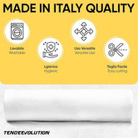 TNT Grigio Tessuto Non Tessuto 100% Polipropilene - Altezza Rotolo 160cm, 70g/mq, Taglio al Metro Lineare