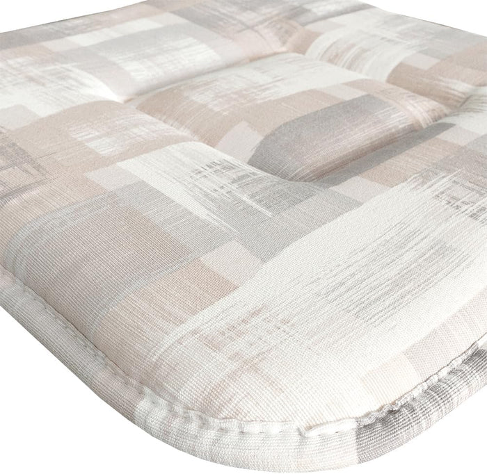 Set 4 Cuscini Sedia Cotone Con Lacci Lavabili Morbidi Universali Coprisedia Shabby Chic Moderno