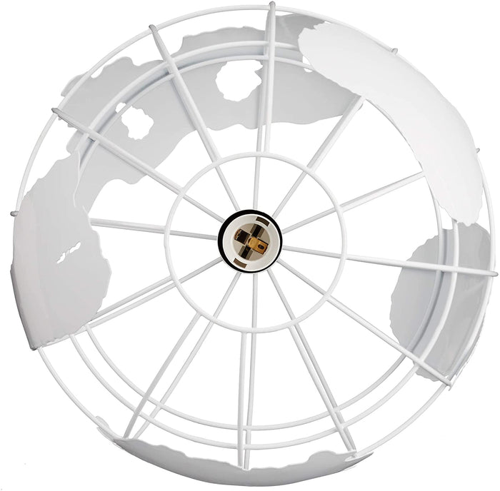 Lampada da parete lampada da terra decorazione di design con paralume a sospensione globo bianco sferico 13_0001352_2