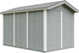 Casetta da giardino di qualit? premium 8,68 m² - H252x250x412 cm - Timbela M914A-CAVERN STEEL