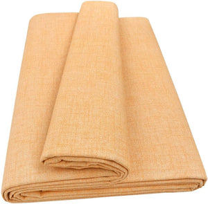 Telo Arredo Cotone 260x280 cm Copridivano Granfoulard Copriletto Tessuto Multiuso Arancione Pastello